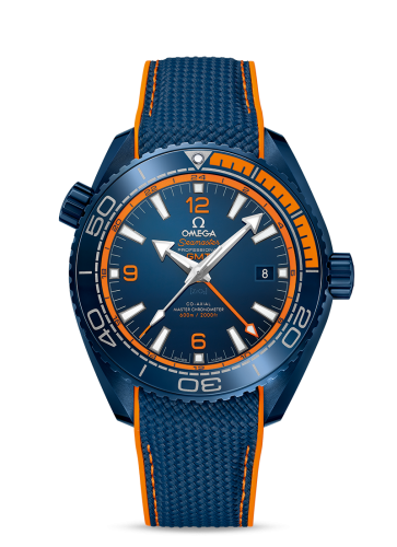 Omega Seamaster Planet Ocean 600M Co-Axial 45.5 Master Chronometer GMT Big Blue
